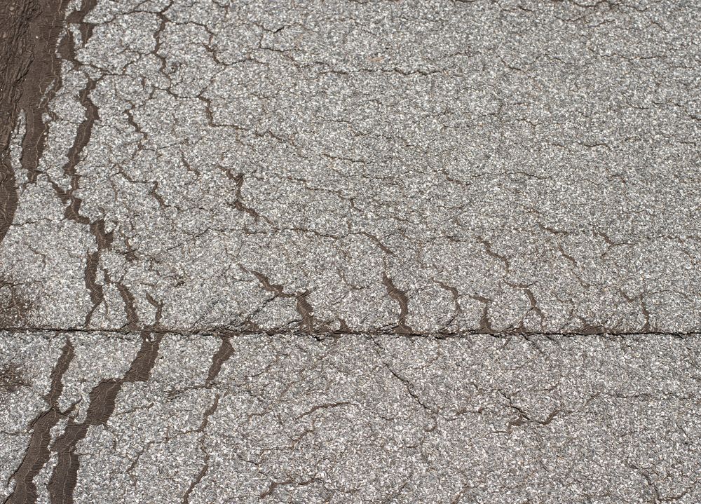 Daklekkage door scheuren in plat dak Limmen Losliggend dakleer op plat dak in Limmen